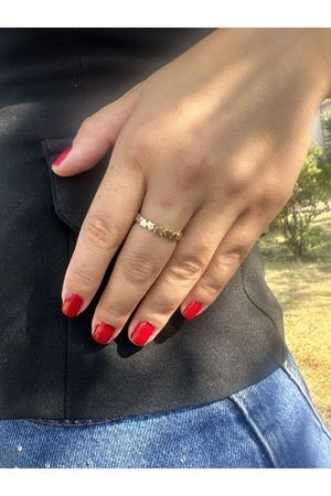 KALP DESENLİ YÜZÜK