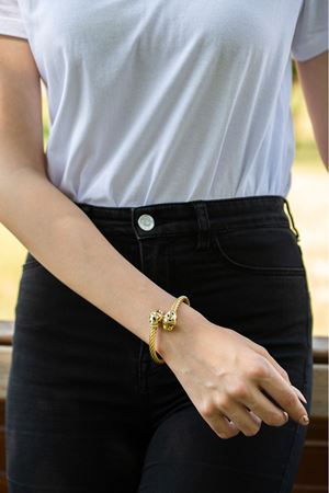 CETAŞ BİR DİLEK TUT KOLEKSİYONU PANTER KAPLAN BİLEZİK