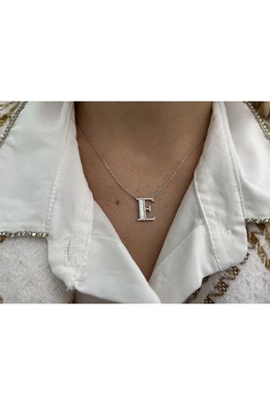 PIRLANTA BAGET HARF KOLYE