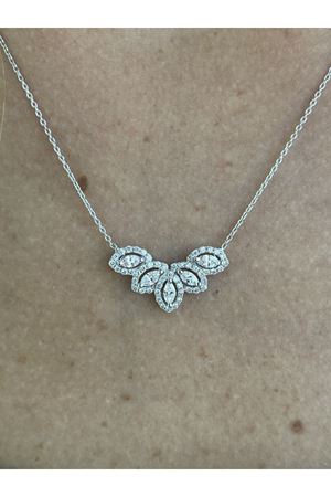 Pırlanta Markiz Kolye