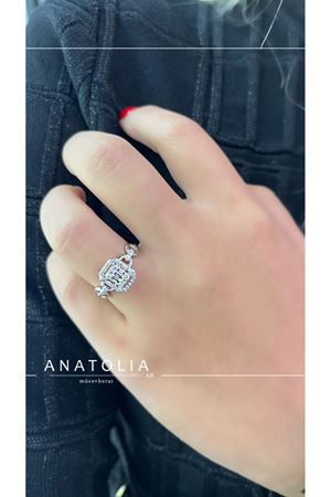 Baget Taşlı Pırlanta Yüzük