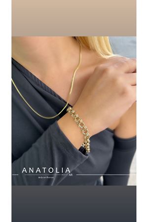 ALTIN İKİLİ HALKA BİLEKLİK