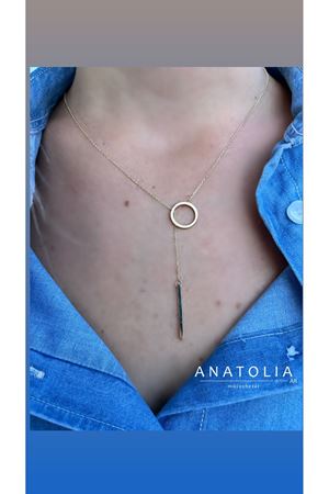 YUVARLAK VE ÇUBUK KOLYE