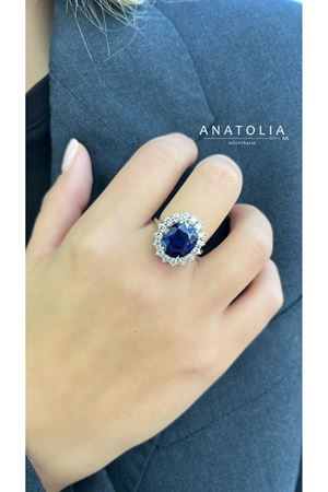 SAFİR PIRLANTA TASARIM YÜZÜK