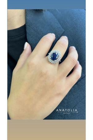 SAFİR PIRLANTA TASARIM YÜZÜK