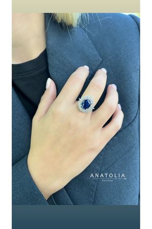 SAFİR PIRLANTA TASARIM YÜZÜK