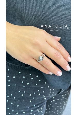 0.52 Karat Elmas Tektaş Yüzük