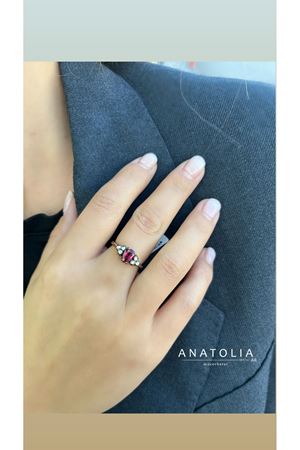 ELMAS YAKUT TASARIM YÜZÜK