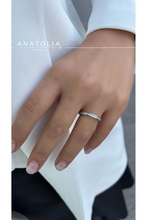 0.20 Karat Pırlanta Yarımtur Yüzük