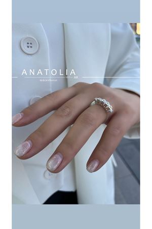 0.68 Karat Pırlanta Beştaş Yüzük