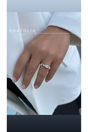 0.68 Karat Pırlanta Beştaş Yüzük