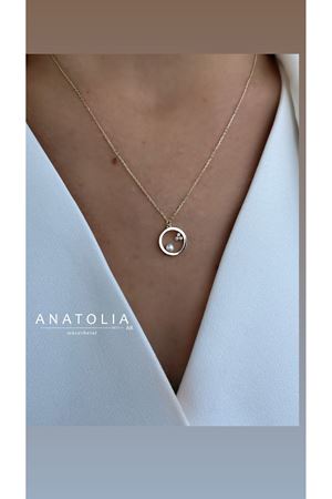 İNCİLİ YUVARLAK KOLYE