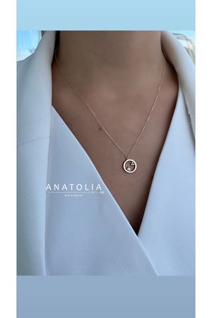 İNCİLİ YUVARLAK KOLYE