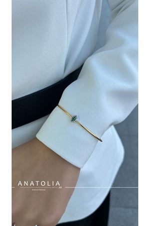 0.12 KARAT ZÜMRÜT VE PIRLANTA BİLEKLİK