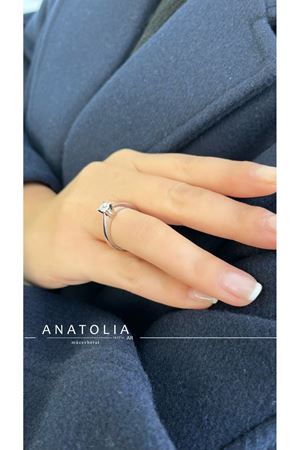 0.33 Karat H SI Pırlanta Tektaş Yüzük