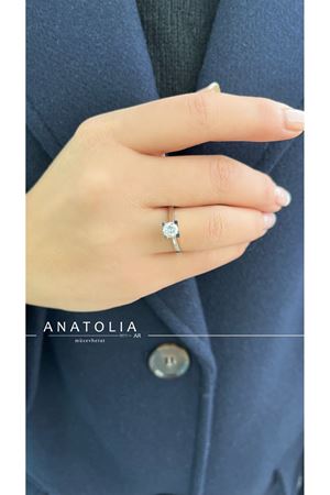 0.64 Karat H SI Pırlanta Tektaş Yüzük