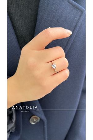 0.40 Karat F-G SI Pırlanta Tektaş Yüzük