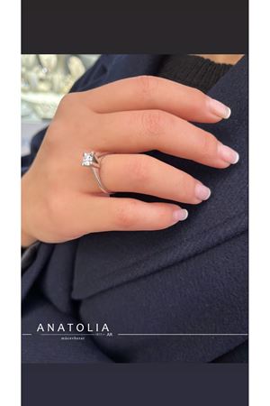 0.50 Karat F SI Pırlanta Tektaş Yüzük