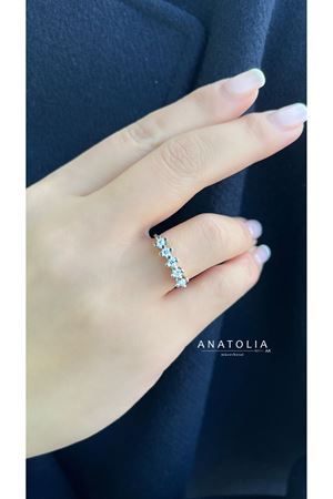 0.30 Karat Pırlanta Beştaş Yüzük