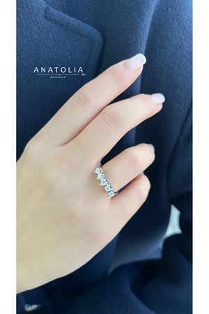 0.55 Karat Pırlanta Beştaş Yüzük