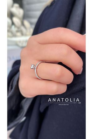 0.54 Karat F-G VS Pırlanta Tektaş Yüzük