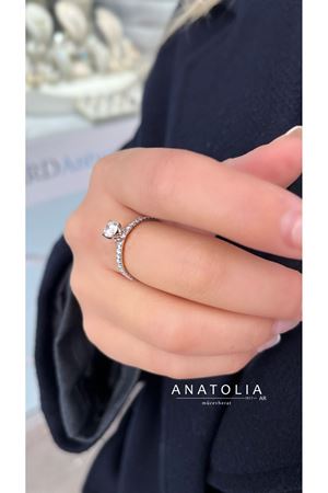 0.69 Karat F-G VS Pırlanta Tektaş Yüzük