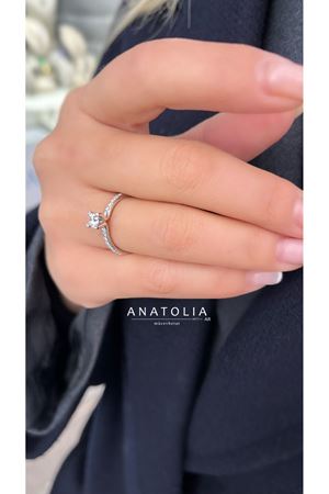 0.47 Karat F-G VS Pırlanta Tektaş Yüzük