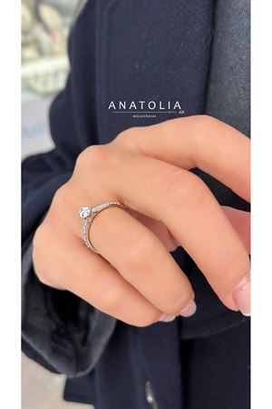 0.48 Karat F VS Markiz Pırlanta Tektaş Yüzük 