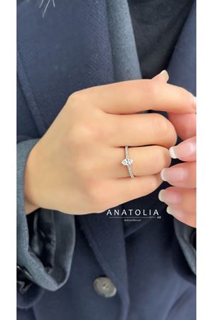 0.48 Karat F VS Markiz Pırlanta Tektaş Yüzük 