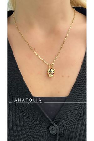 CETAŞ ALTIN DİLEK PANTER KOLYE