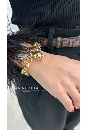 CETAŞ ALTIN DİLEK PANTER BİLEKLİK