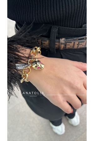 CETAŞ ALTIN DİLEK PANTER BİLEKLİK