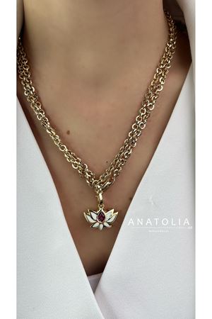 CETAŞ ETERNA KOLEKSİYONU LOTUS ETKİSİ KOLYE