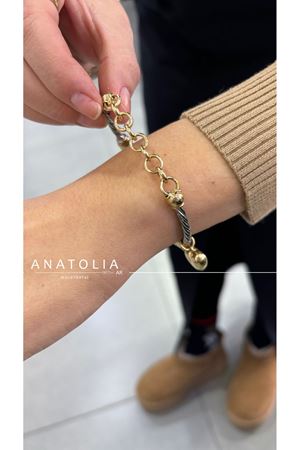 ALTIN KALP DETAYLI TASARIM BİLEKLİK