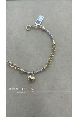 ALTIN KALP DETAYLI TASARIM BİLEKLİK