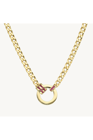 CETAŞ ETERNA VİVA MAGENTA TAŞLI KOLYE