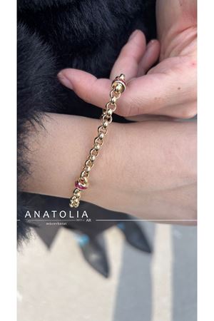 CETAŞ VİVA MAGENTA TAŞLI ETERNA BİLEKLİK