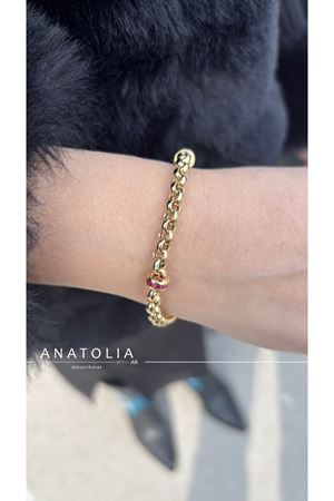 CETAŞ VİVA MAGENTA TAŞLI ETERNA BİLEKLİK