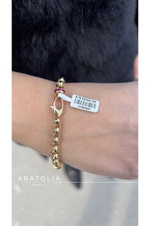 CETAŞ VİVA MAGENTA TAŞLI ETERNA BİLEKLİK