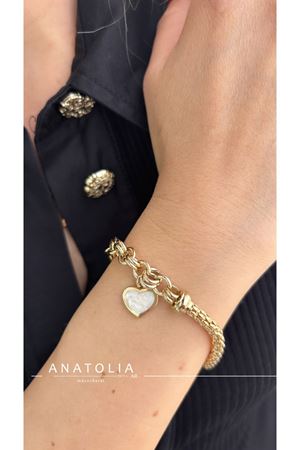 CETAŞ ETERNA SEDEFLİ KALP BİLEKLİK