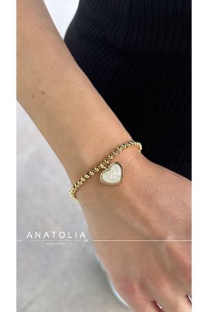 CETAŞ ETERNA SEDEFLİ KALP BİLEKLİK